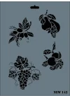 Mey İthalat® Rich New Seri N-142 Stencil 35x25 cm