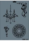 Mey İthalat® Rich New Seri N-147 Stencil 35x25 cm