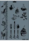 Mey İthalat® Rich New Seri N-149 Stencil 35x25 cm