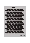 Mey İthalat® Rich New Seri N-160 Stencil 35x25 cm