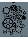 Mey İthalat® Rich New Seri N-173 Stencil 35x25 cm