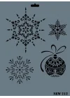 Mey İthalat® Rich New Seri N-212 Stencil 35x25 cm