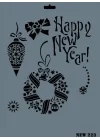 Mey İthalat® Rich New Seri N-223 Stencil 35x25 cm