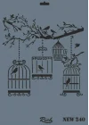 Mey İthalat® Rich New Seri N-240 Stencil 35x25 cm