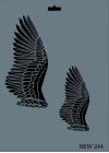 Mey İthalat® Rich New Seri N-244 Stencil 35x25 cm