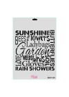 Mey İthalat® Rich New Seri N-326 Stencil 35x25 cm