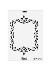 Mey İthalat® Rich New Seri N-342 Stencil 35x25 cm