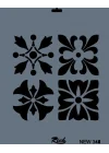 Mey İthalat® Rich New Seri N-348 Stencil 35x25 cm