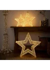 Rita Led Işıklı Yıldız Dekor 70 cm Altın