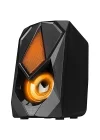 RMS-G19 2.0 5 Watt LED Işıklı Siyah Multimedia Speaker