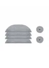 ROBOROCK S8 MaxV Ultra ile Uyumlu 4 Mop 2 Yan Mop
