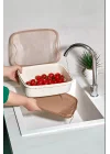 Rüya Süzgeçli Saklama Kabı 4500 Ml, Kumsal