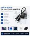 S-link Armor CC-020 60W 20 cm Type-C to Type-C PD Örgülü Metal Başlıklı Siyah Hızlı Şarj Kablosu, Kısa Type C Kablo (İphone vb Tüm Type C Telefon ve Tabletler ile Tam Uyumlu)