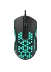 S11 3600DPI RGB Optik Oyuncu Mouse, Siyah