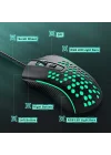S11 3600DPI RGB Optik Oyuncu Mouse, Siyah