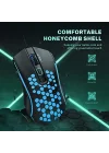 S11 3600DPI RGB Optik Oyuncu Mouse, Siyah