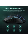 S11 3600DPI RGB Optik Oyuncu Mouse, Siyah