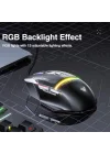 S12 Pro 12800 DPI 8 Tuşlu Makrolu Kablolu Optik Gaming Oyuncu Mouse Siyah