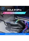 S12 Pro 12800 DPI 8 Tuşlu Makrolu Kablolu Optik Gaming Oyuncu Mouse Siyah