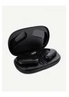 S28 TWS Spor Kancalı Bluetooth Kulaklık Siyah