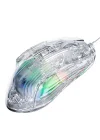 S80 7200DPI 7 Tuşlu RGB Şeffaf Optik Oyuncu Mouse