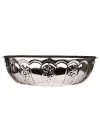 Sac Metal Dekoratif Banyo Kasesi (Gümüş Rengi)