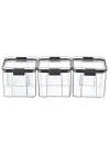 Saklama Kapları - 3Lü Set Orta 3 X 700 Ml - [Ft-105]
