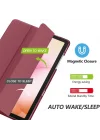 Samsung Galaxy Tab A11 Plus / A9 Plus 11inç ile uyumlu Kılıf PU Deri Smart Standlı Case
