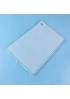 Samsung Galaxy Tab A8 10.5 SM-X200 2021 ile uyumlu Kılıf Tablet Hibrit Silikon Case Renksiz
