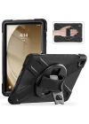 Samsung Galaxy Tab A9 Plus X210 X215 X216 Defender Askılı Zırhlı Tank Case Siyah
