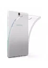 Samsung Galaxy Tab E 9.6 T560 T563 T565 ile uyumlu Kılıf Tablet Hibrit Silikon Case Şeffaf