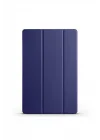 Samsung Galaxy Tab S9 Fe Plus 12.4 ile Uyumlu Kılıf Standlı Katlanabilir Uyku Modlu Akıllı Kapak Case - Lacivert