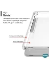Samsung Galaxy Tab S9 Plus X810 için Kılıf Transparent Soft Şeffaf [Galaxy Tab S9 Plus X810 ile Uyumlu Kılıf - Şeffaf]