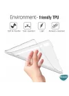 Samsung Galaxy Tab S9 Plus X810 için Kılıf Transparent Soft Şeffaf [Galaxy Tab S9 Plus X810 ile Uyumlu Kılıf - Şeffaf]