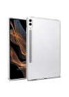 Samsung Galaxy Tab S9 Plus X810 için Kılıf Transparent Soft Şeffaf [Galaxy Tab S9 Plus X810 ile Uyumlu Kılıf - Şeffaf]