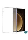 Samsung Galaxy Tab S9 Plus X810 için Kılıf Transparent Soft Şeffaf [Galaxy Tab S9 Plus X810 ile Uyumlu Kılıf - Şeffaf]