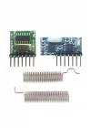 SANEC Rx480-E 4 Kanal Antenli 433Mhz Rf Alıcı Verici Learning Code Receiver Uyumlu