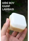 Şarjlı Mini Kamp Lambası 3 MODLU Orta-Yüksek Işık Askılı Işıldak Kamp El Feneri Kare 358