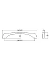saten rengi 160 mm Modern Kulp
