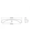 saten rengi 160 mm Modern Kulp