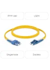 SC/UPC-LC/UPC Singlemode Dupleks 1 Metre Fiber Patch Cord