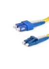 SC/UPC-LC/UPC Singlemode Dupleks 5 Metre Fiber Patch Cord
