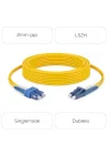 SC/UPC-LC/UPC Singlemode Dupleks 5 Metre Fiber Patch Cord