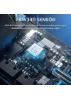 SC380 Pro PAW3311 Sensör 12000 DPI 1000Hz Kablolu ve Kablosuz Gaming Oyuncu Mouse Siyah