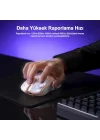 SC580X Lightweight PAW3395 Sensor 10000 DPI 1000Hz Kablolu ve Kablosuz Gaming Oyuncu Mouse Siyah