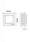 Schneider Electric eph4100121 Anten Telefon RJ11, Beyaz