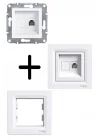 Schneider Electric eph4100121 Anten Telefon RJ11, Beyaz