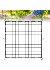 Scrog file, bitki yetiştirme ağı, (150 x 150 cm) elastik kafes ağı, 6 kancalı, elastik ağ kafesi, bitki yetiştirme çadırı, iç mekan bitkisi, hidroponik yetiştirme odası, elastik file