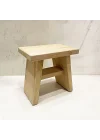 Sedir Ahşap Banyo Taburesi Oturak (L)
