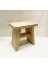 Sedir Ahşap Banyo Taburesi Oturak (L)